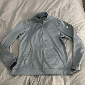 Nike Dri-Fit Golf Women's Grey Full Zip-Up Jacket Medium